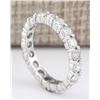 Image 3 : 2.40 CTW Natural Diamond Ring In 18K White Gold