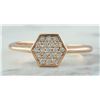 Image 1 : 0.22 CTW 18K Rose Gold Diamond Ring
