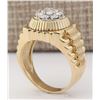 Image 3 : 1.00 CTW Natural Mens Rolex Diamond Ring 14k Solid Yellow Gold