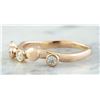 Image 2 : 0.15 CTW 18K Rose Gold Diamond Ring