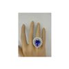 Image 6 : 16.22 CTW Heart Tanzanite 14K White Gold Diamond Ring
