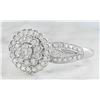Image 2 : 0.46 CTW Diamond 14K White Gold Ring