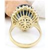 Image 3 : 12.03 CTW Natural Topaz 18K Solid Yellow Gold Diamond Ring
