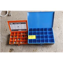 BLUE CABINET, ORANGE CABINET C/W FROST PLUGS