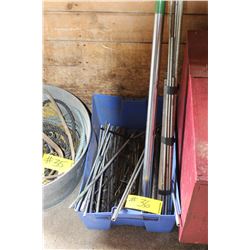 BLUE CONTAINER C/W RODS & REDI ROD