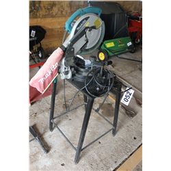 MAKITA ELECTRIC MITRE SAW C/W STAND