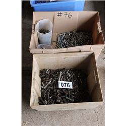 2 CONTAINERS OF BOLTS