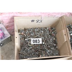 CONTAINER OF NUTS, SCREWS & BOLTS