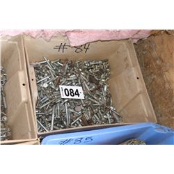 CONTAINER OF SCREWS & BOLTS
