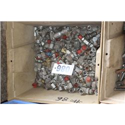 CONTAINER OF SMALL HYDRAULIC FITTINGS