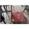 Image 2 : QUANTITY OF STOVE PIPES & RED ROLLING STEEL CART