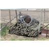 Image 1 : LOT OF FENCE POSTS & BARB WIRE