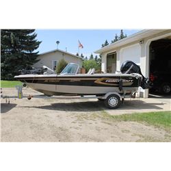 2009 PRINCECRAFT 164 SUPER SPORT FISHING BOAT