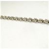 Image 5 : SOLID Sterling Silver HEARTS & Crystal Tennis BRACELET 7" 12.4 gr