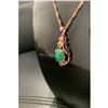 Image 4 : Beautiful Carved Jade Stone Surrounded in Semi-Precious