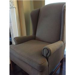 Like-New High Back Armchair 3'9"H x 2'7"D x 2'5"W