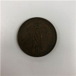 1905 Nikolai Finnish 10 Pennia