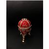 Image 3 : 1895 Rosebud Royal Russian Egg with Clock Surprise