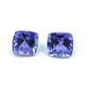 Image 2 : Lot Of 2 Cushion Cut Tanzanite Gemstone 2.54 Carat Total Weight