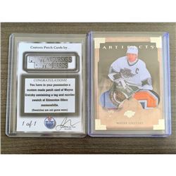 Wayne Gretzky CUSTOM Made Dual Tag Patch Card. 1 of 1 - High Grade