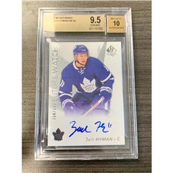 Beckett Graded 2016-17 SP Authentic #196 Zach Hyman FW AU 9.5 - Gem Mint