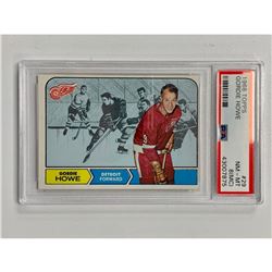 PSA Graded 1968 Topps Gordie Howe 8(IMC) - #29 NM-MT
