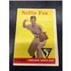 Image 1 : 1958 TOPPS NELLIE FOX CHICAGO WHITE SOX #400 Baseball Card