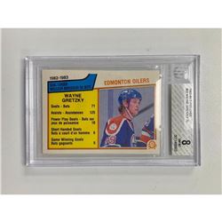 Beckett Graded 1983-84 O-Pee-Chee #22 Wayne Gretzky TL - 8 NM-MT
