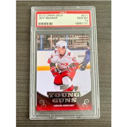 PSA Graded 2010 Upper Deck Jeff Skinner 10 - #211 GEM MT