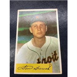 1954 Bowman #199 Steve Gromek Detroit Tigers Vintage Baseball Card