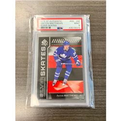 PSA Graded 2016 SP Authentic Auston Matthews Silver Skates 9 - #SS - AM - MINT