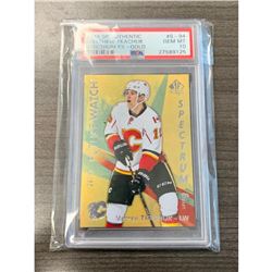 PSA Graded 2016 SP Authentic Matther Tkachuk Spectrum FX - Gold 10 - #S-94 - GEM MT