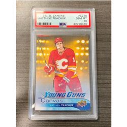 PSA Graded 2016 U.D. Canvas Mather Tkachuk 10 - #C218 - GEM MT