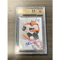 Beckett Graded 2016-17 SP Authentic #154 Travis Konecny FW AU 9.5 - GEM MINT