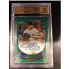 Image 1 : GRADE 2013 BOWMAN CHROME LIMTED EDITION 75/75 GREEN FOIL Refractor JONATHAN GRAY ROOKIE RC GRADED 10