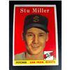 Image 1 : 1958 Topps Set STU MILLER #111 SAN Francisco Giants Baseball Card