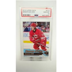 **GEM MT 10** 2016 Sebastian Aho #210 Upper Deck Young Guns