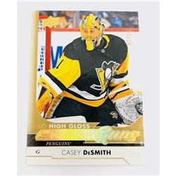 2017-18 Upper Deck #512 Casey Desmith Young Guns High Gloss Rookie Card