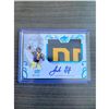 Image 1 : 2016 Leaf Trinity Worn Patch Jared Goff Inscription Blue Prismatic Auto RC 3/10 Rams QB