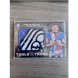 2016 Panini Used Towel Tools of the Trade #14 Sterling Shepard Rookie