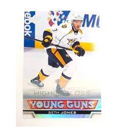 2013 Upper Deck Young Guns High Gloss 01/10 Seth Jones Rookie Card
