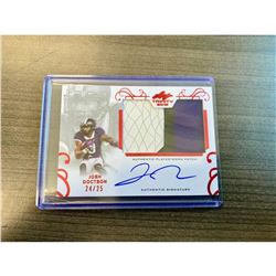 2016 Leaf Authentic Auto and Worn Patch 24/25 Josh Doctson