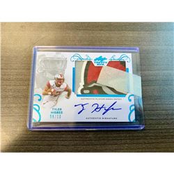 2016 Leaf Authentic Auto and Worn Patch 08/10 Tyler Higbee