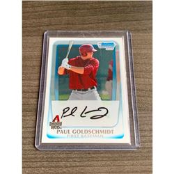 2011 Topps 1st Bowman Chrome Card Autographed Paul Goldschmidt