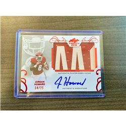 2016 Trinity Authentic Autographed and Worn Patch 14/25 Jordan Howard