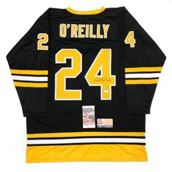 Terry O'reilly Signed Boston Bruins #24 Jersey With Certificate Of Authenticity COA