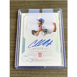 2016 Flawless Panini RC Autographed 11/25 Carl Edwards Jr.
