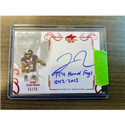 2016 Leaf Authentic Auto 15/25 Josh Doctson