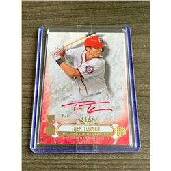 2016 Topps Tier One Autographed 2/5 Trea Turner
