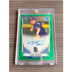 2014 Topps 1st Bowman Chrome Autographed Trea Turner